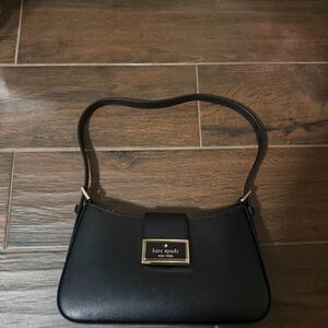 Kate Spade Black Leather Shoulder Bag